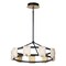 Maxim Lighting Radiant 9-Light 26.75" Wide Black / Gold Leaf Chandelier 39535CYBKGL - alternate 1